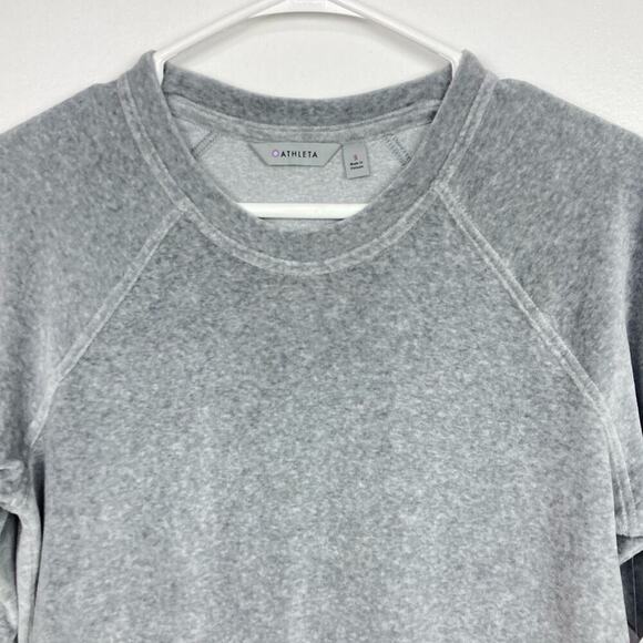 NWT * ATHLETA Criss Cross Sweatshirt Dress in Grey - Size S - Picture 13 of 16